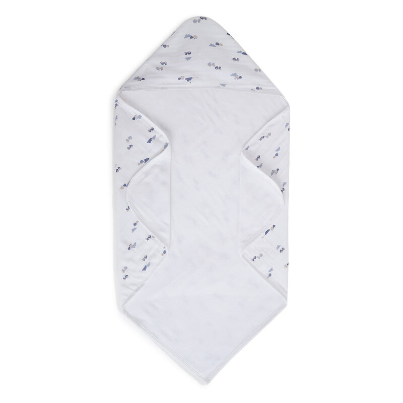 Boys White Woven Bathwrap image number 0